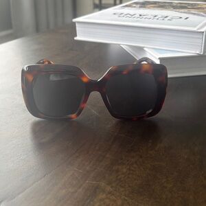 Celine tortoise shell square sunglasses